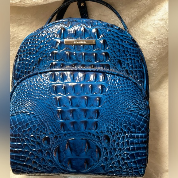 NWT BRAHMIN SAPPHIRE CHELCY BACKPACK - Picture 1 of 6